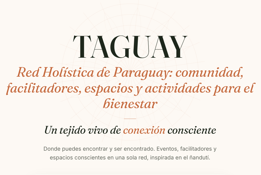 TAGUAY - Red Holística Paraguay